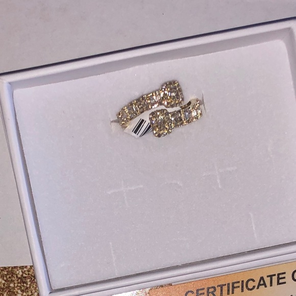 10k solid gold custom made REAL diamond ring, not plated, FREE APPRAISAL, Sale! - Picture 10 of 11